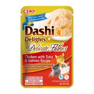 DASHI - DELIGHT DELICATE FLAKES - POLLO, ATUN Y SALMON